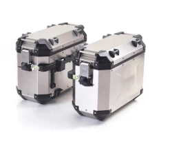 Triumph Zijkofferset Expedition Zilver Tiger