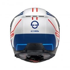 Schuberth C5 Master Motorhelm -Verkoop Van Motoraccessoires C5 master wit blauw achterzijde 7b10
