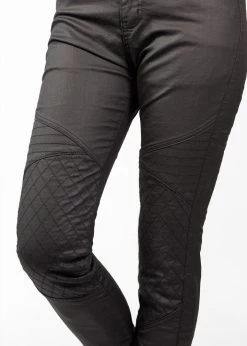 John Doe Betty Biker Jeggings Zwart Motorbroek -Verkoop Van Motoraccessoires john doe betty biker jeggings black jdj4009 knie 47e6